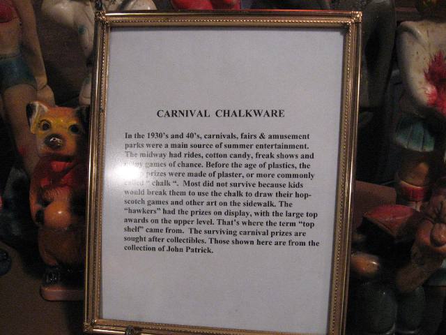 Carnical Chalkware Exhibit Carnical Chalkware Exhibit